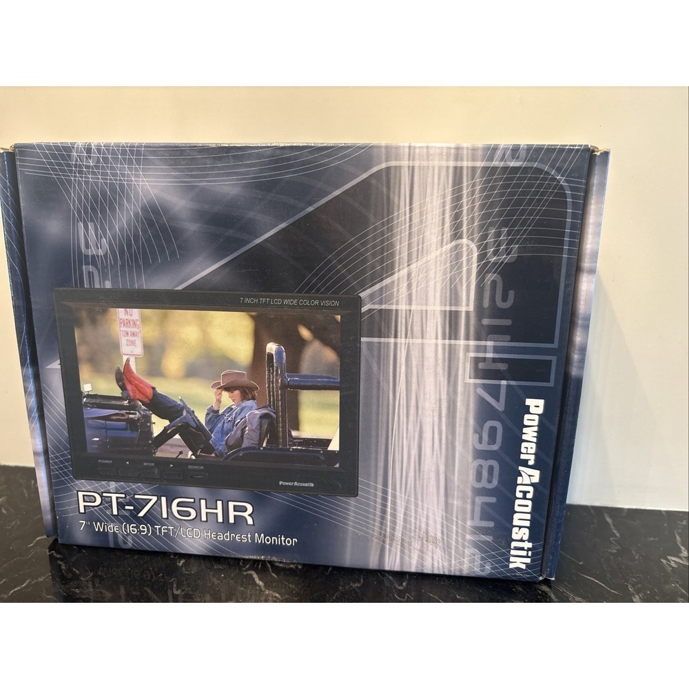 Power Acoustik PT-716HR 7" TFT/LCD Headrest Monitor